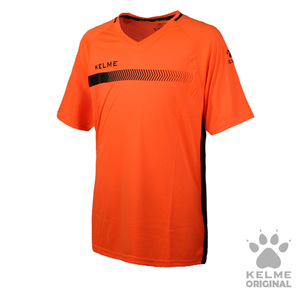 K16Z2003 Short Sleeve Football Shirt Neon Orange/Black