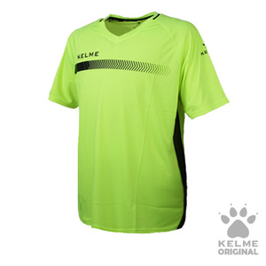 K16Z2003 Short Sleeve Football Shirt Neon Yellow/Black